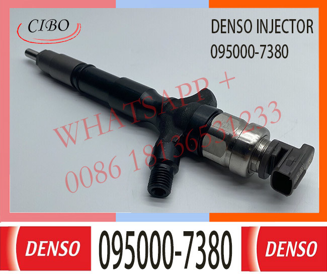 095000-7380 Neutral Common Rail Diesel Fuel Injector For TOYOTA 23670-30240 23670-0L070