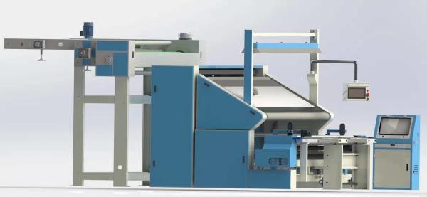 Intelligent Textile Finishing Machine Textile Inspection Rolling Machine High