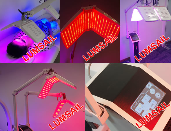 LED Facial Light Therapy Devices / Rejuvenating Skin Light Therapy Unit For Beauty Salon