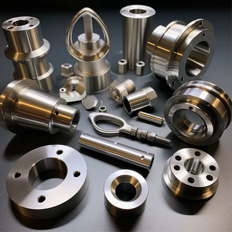 CNC Micro Turning Parts Titanium Machining Precision CNC Stainless Steel Metal Parts Production