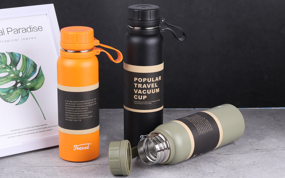 Stainless Steel Double Wall Tumblers Thermos Vacuum Drink Cup Warmer Mug Camping Water Tea Coffee Bottle With Lid