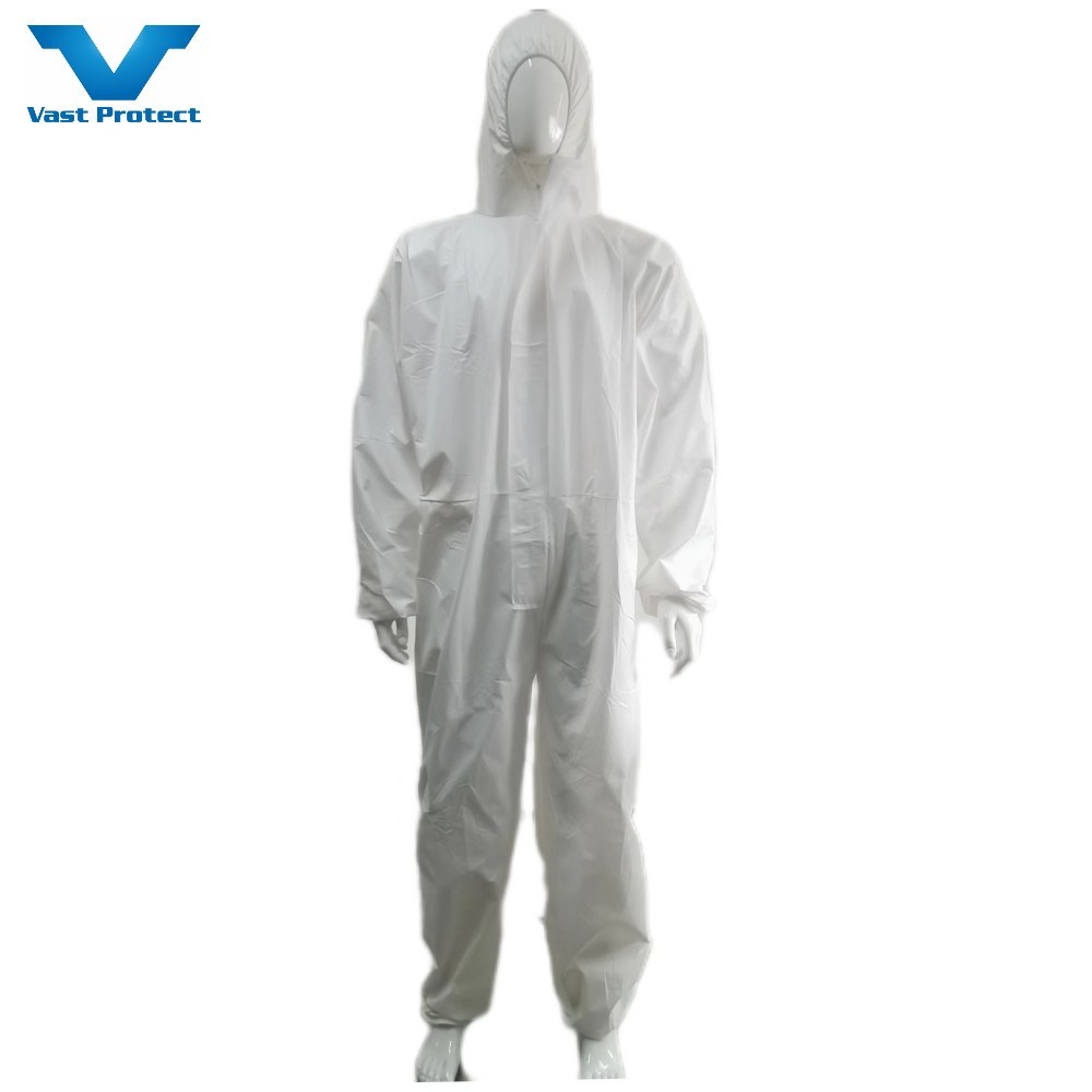 Stretch-Able Durable Protective Clothing En1149 Wholesale Microporous Coveralls