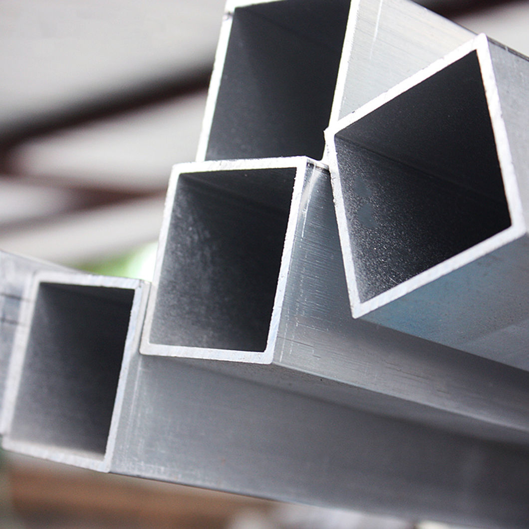 3*3 Sizes Hollow Rectangular Aluminum Pipe Alloy 3003 3004 3005 Aluminum Square Tube