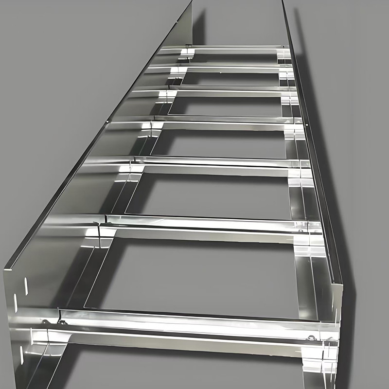 500kg Indoor Outdoor Ladder Type Cable Tray with High Corrosion Resistance and Ventilation Features