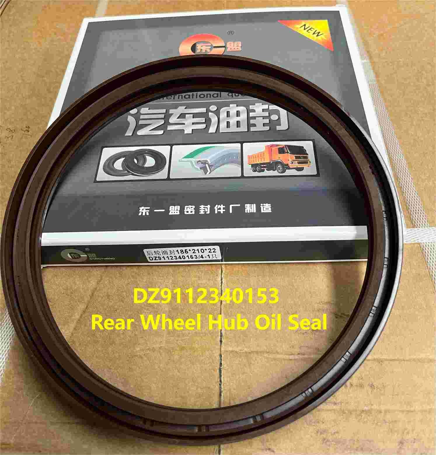 Hub Oil Seal DZ9112340153 Shacman Truck Parts 185*210*22 Rear Wheel Hub Oil Seal