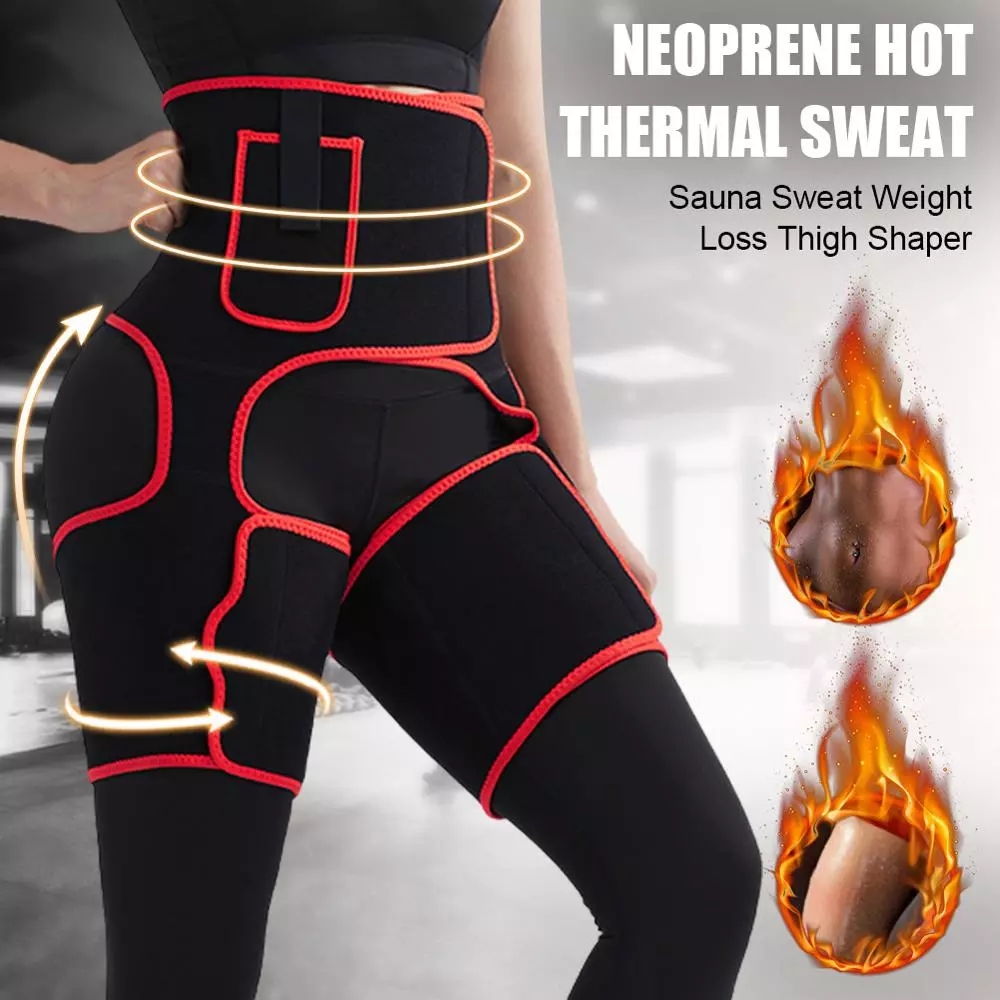 Women's Neoprene Waist Waist Trainer Thigh Trimmer for Slimming and Shaping S-3XL