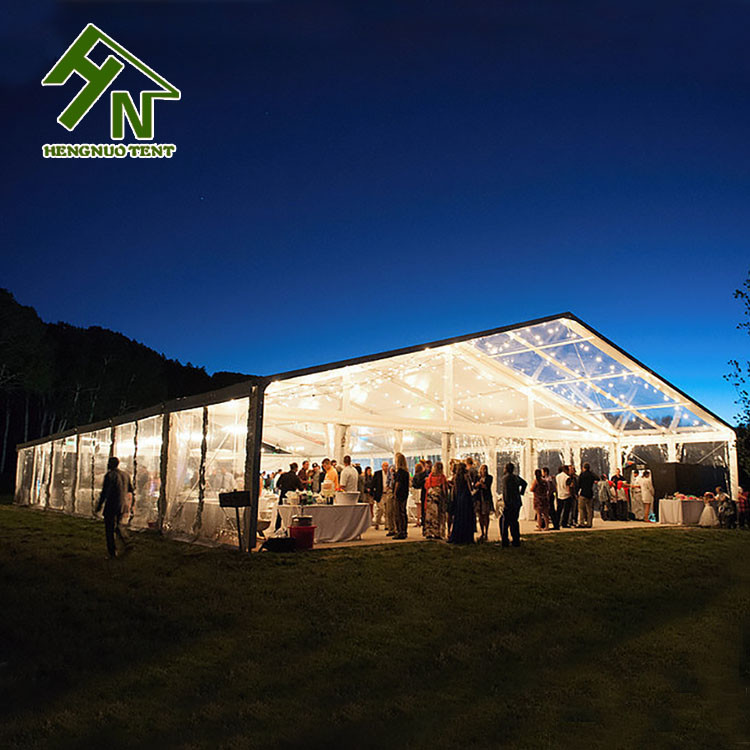 Waterproof Transparent Wedding Pvc Party Tent A Shaped Tent Fire Proof