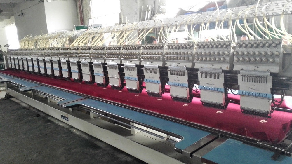 Professional Used Barudan Embroidery Machine Computer Operation
