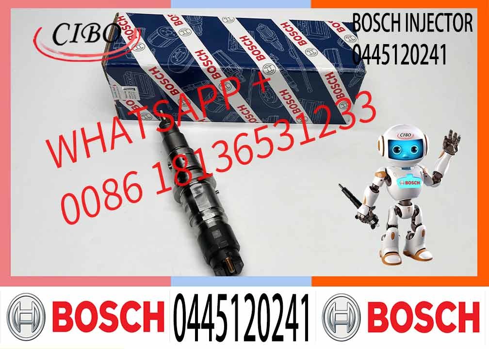 Cummins Fuel Injector 120 Injector 0445120241 Nozzle Assembly Common Rail Injector