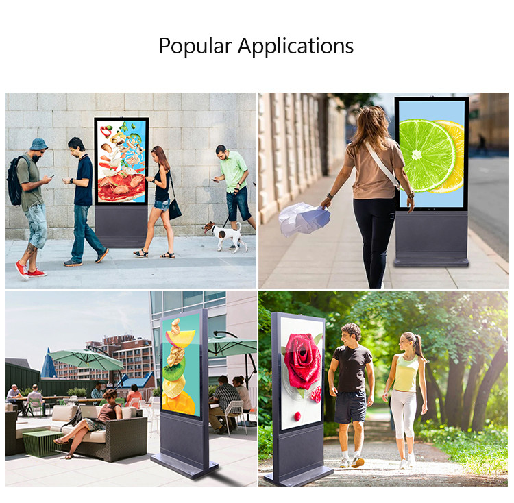 Brightness Waterproof IP65 Outdoor Digital Signage with Remote Management