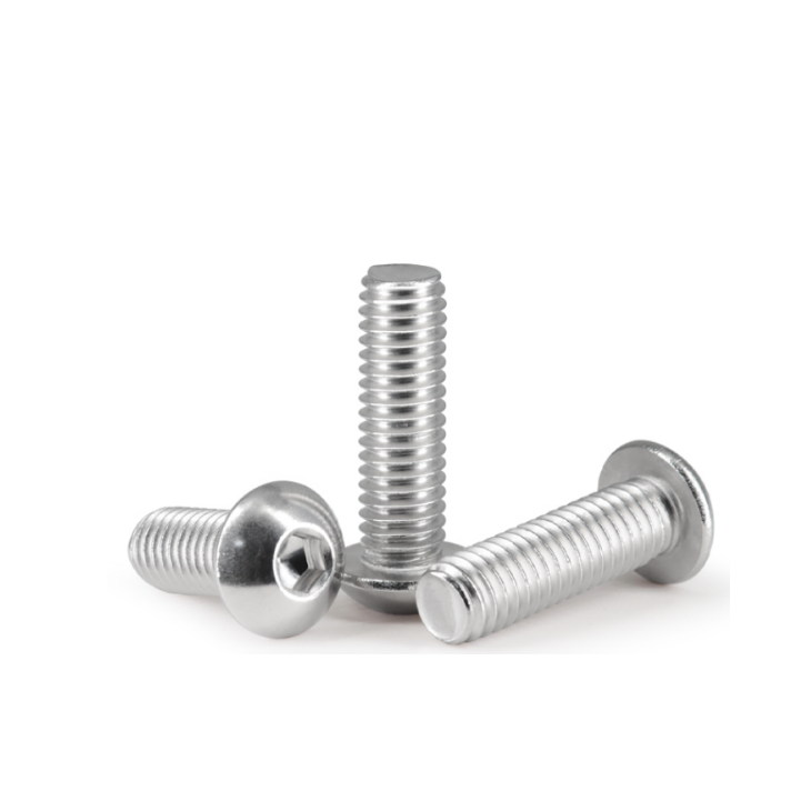 OEM Customized ISO 7380 Stainless Steel M4 M5 M6 M8 M10 Hex Socket Button Head Screw