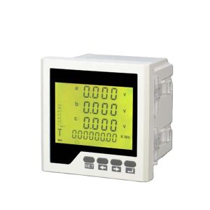 LCD Display Ethernet Power Meter Detector Multi-Function Meter