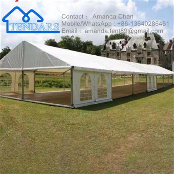 New PVC Fabric Aluminum Frame commercial outdoor White Cloth Canopy Tent With