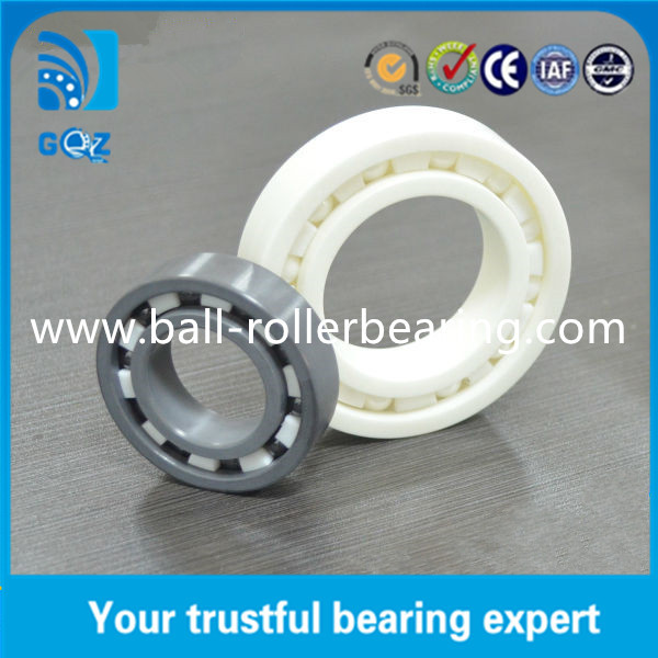 6004CE ZrO2 Si3N4 Deep Groove Ceramic Ball Bearings Cold Resistance 20 X 42 X 12 mm