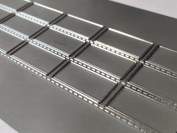 Flat Flexible Die For Flatbed Cutting Label Printing Pressure Sensitive Label
