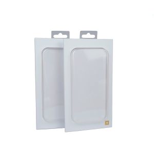 Custom Printed Phone Case Packaging Box White Cardboard Paper Boxes With Window