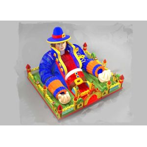 Large Inflatable Fun City / Inflatable Amusement Park With triple Obstacle