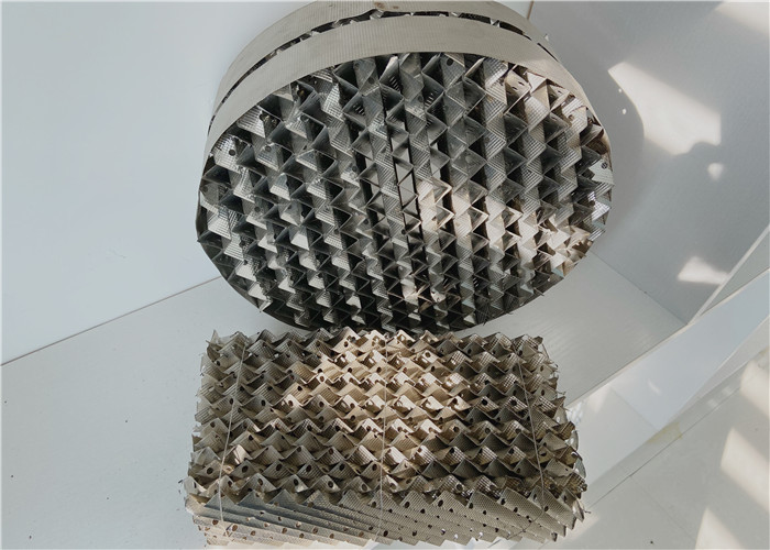 Corrugated Structured Packing 99.95% Min Copper For Chemical Equipment