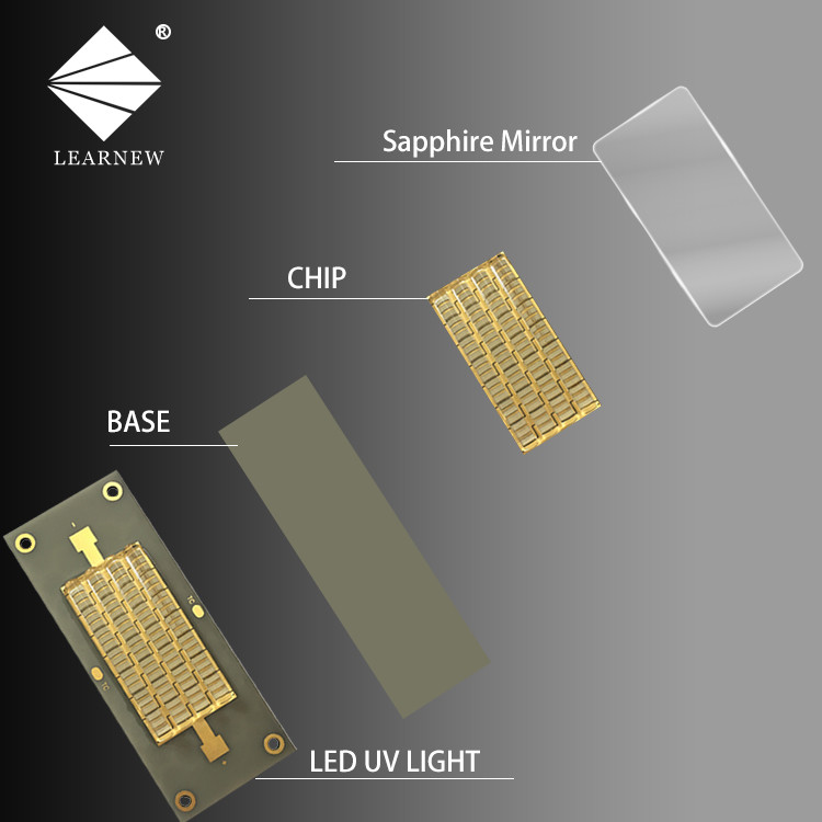 200W 8400mA 75x30MM UVA UV LED Chip 65000-85000mW 82000-96000mW