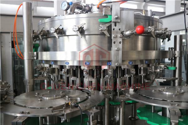 Industrial 330ML Carbonated Drink Filling Machine Capping Labeling Production