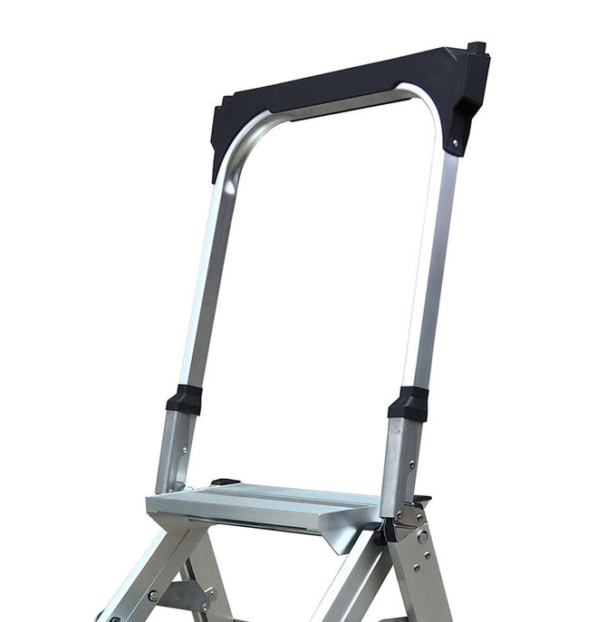 5 Steps Domestic Aluminum Step Ladders Stool with Handle and Tool Tray