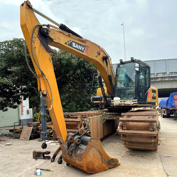 2020 Sany SY135C Amphibious Excavator Crawler Pontoon Excavator 1081 Working Hours