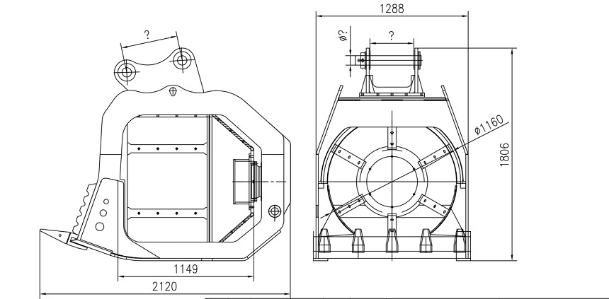 Screening Bucket For Mini Digger 6-35 Ton