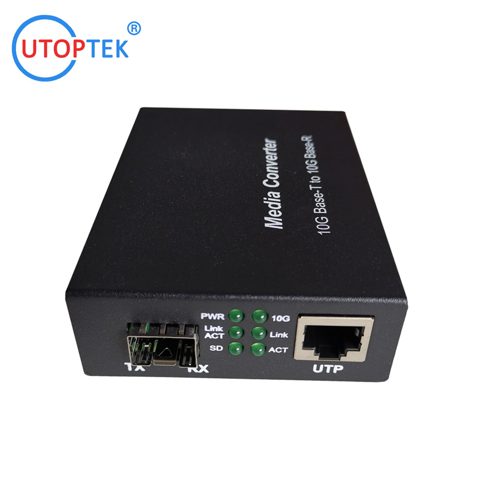10g Base-T to 10G Base-R Optical Media Converter Fiber Optic Cheap Price 10G media converter mini