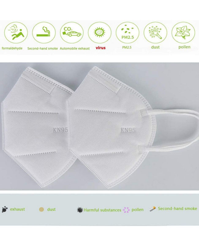 Pm2.5 KN95 Face Mask Dustproof Collapsible Mask Soft Breathable N95 Dust Mask