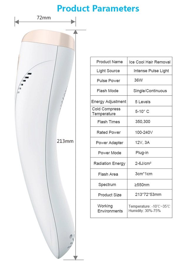 USB Portable Salon Laser Hair Removal System Diode Laser Hair Removal At Home