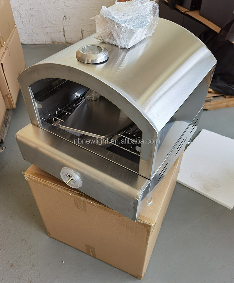 12000BTU/3.5kW Household Pizza Ovens for Camping Stainless Steel Direct Portable Pizza Stove