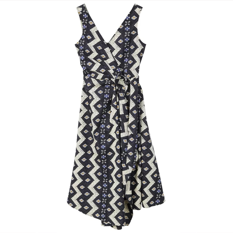 Factory price woven ladies summer office dress