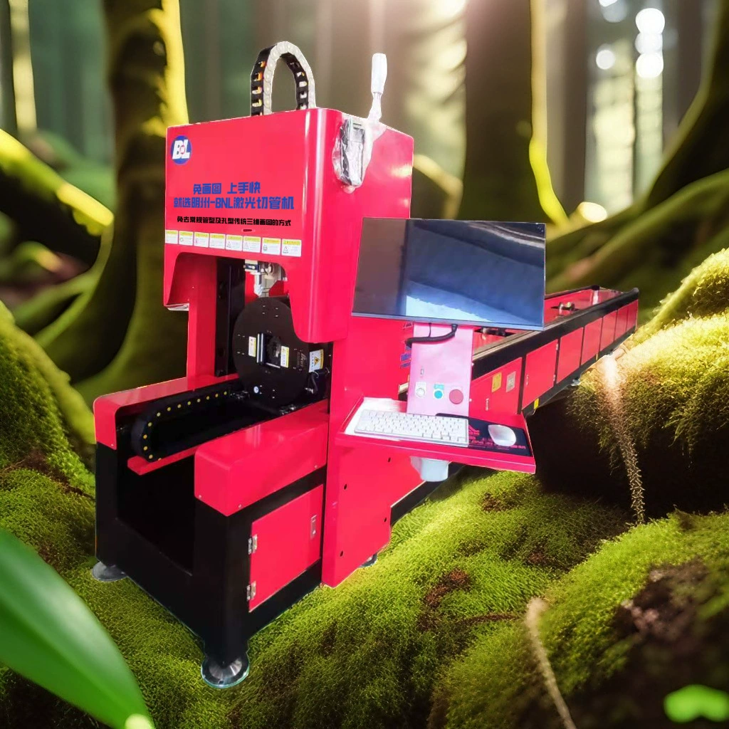 Laser Pipe Cutting Machine with IP54 Protection Class 200-6000mm Work Size and Water Cooling System