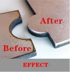 CNC Brush Deburring Edge Rounding Machine For Sheet Metal Parts Polishing