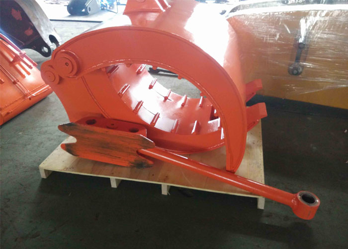 High Performance Mechanical Grapples For Excavators Quick Hitch Joint