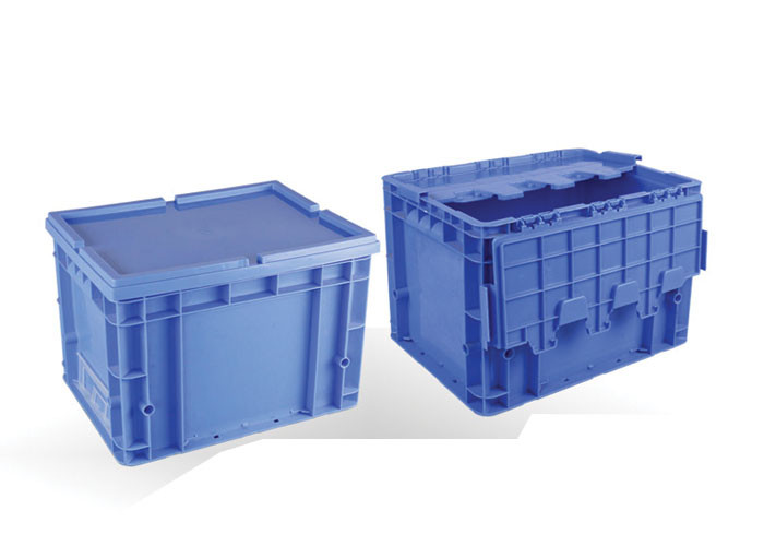 400*300mm Attached Lid 25kg Euro Stacking Containers