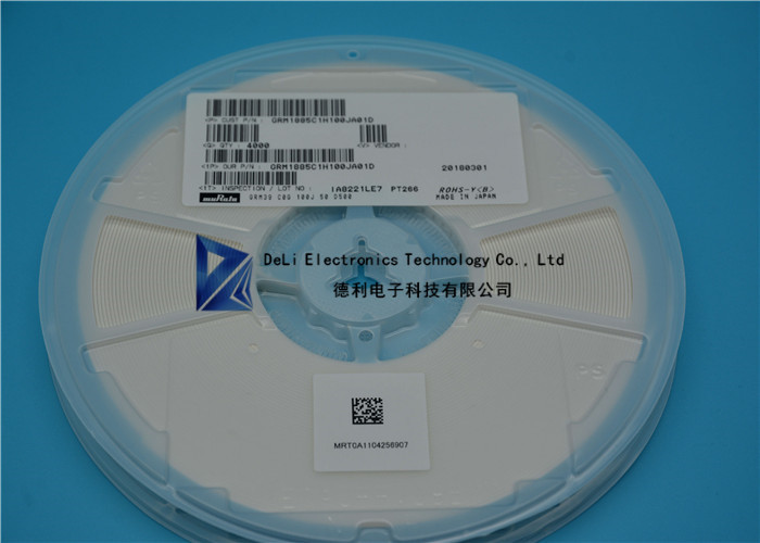 GRM1885C1H100JA01D SMD Chip Capacitor 50V For Electronic Equipment GRM Series