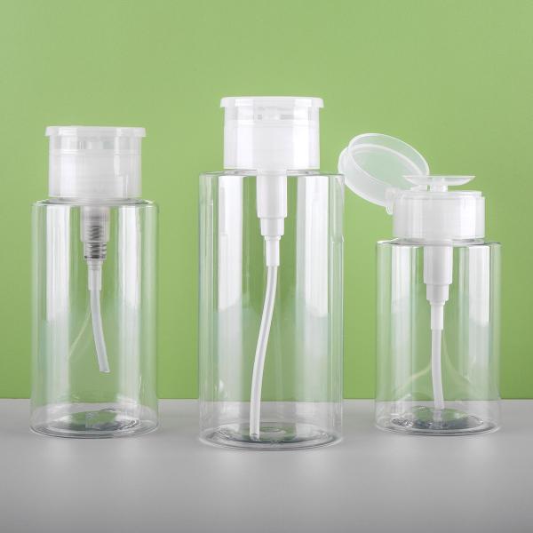 Hypoallergenic Pump Dispensing Bottle 1ml Output Leak Proof PETG / PTE / PP /
