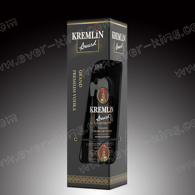 OEM Single Classical PU Leather Glass Bottle Box