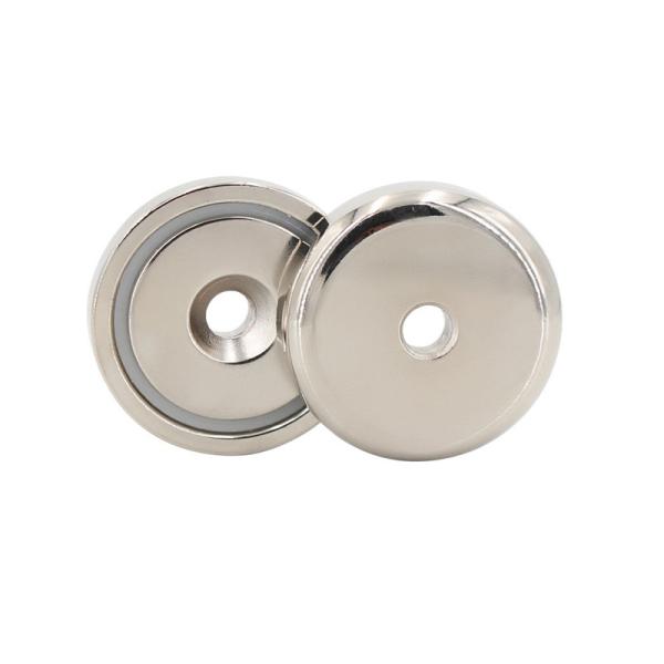 Quality High Durability Strong Neodymium Mounting Magnets With Countersunk Hole for sale