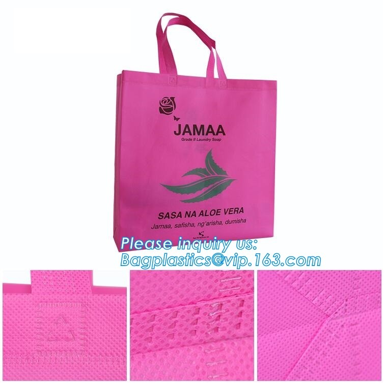Wholesale factory custom fashion laminated non woven bag, Shopping printing fabric insulated foldable bag, custom pp non