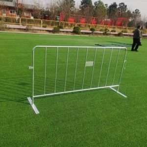 China Metal Welded Galvanized Crowd Control Barricade Fence 32mm on sale