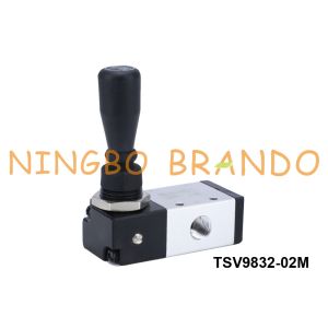 China TSV9832-02M Shako Type Pneumatic Hand Control Valve 3/2 Way on sale