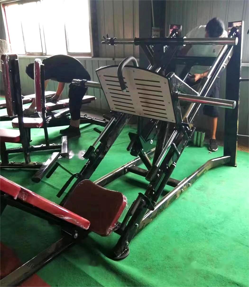 Commercial Gym Equipment Plate Loaded Strength Training Linear Leg Press Hack Squat