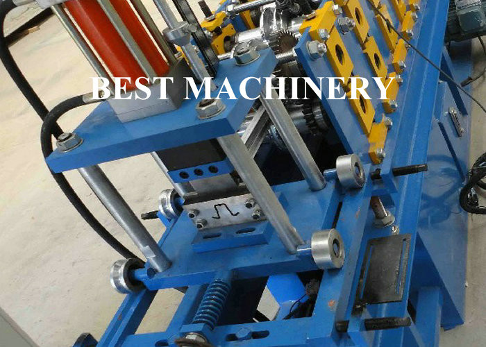 Furring Channel Drywall Making Machine , Omega Profile Roll Forming Machine