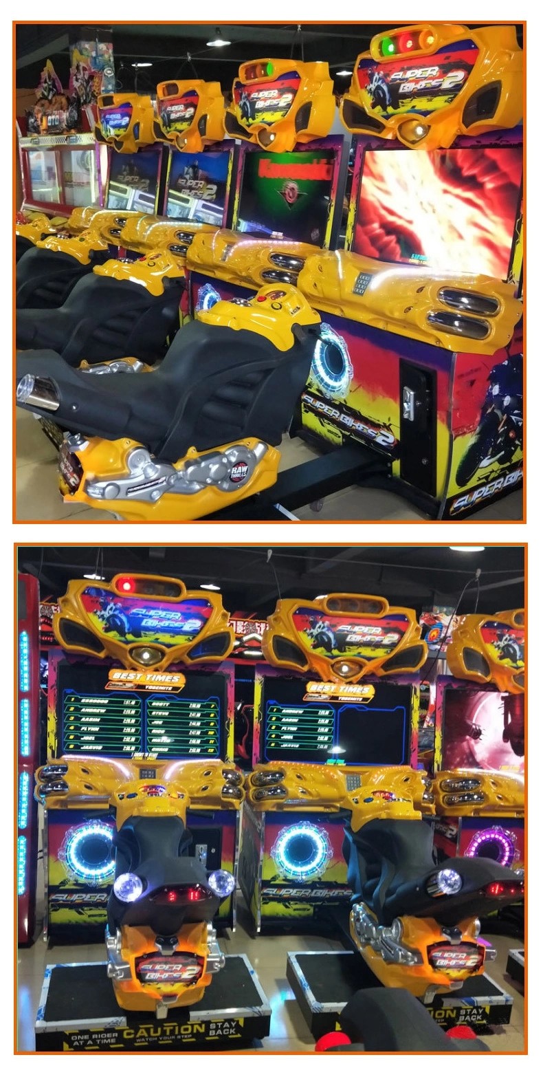 Driving Simulator Racing Arcade Machine Coin Operated With 42 " LCD Screen