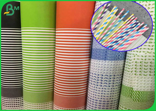 Eco Friendly 15mm Drinking Straws Paper Roll For Food Packing Industrial