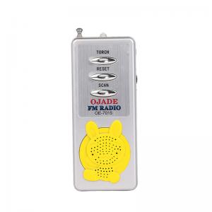  Cute Rabbit Handheld Radio Player FM88 Pocket Radio 22mm With Earphones Manufactures