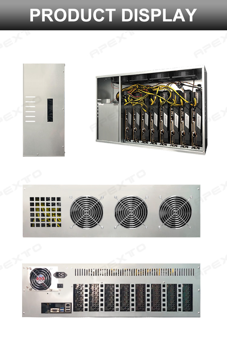 4 Layer 500W ETC ASIC Miner GDDR5 AMD Radeon RX 580 8gb 2048sp