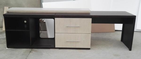 wooden desk with dresser, dresser/ chest,M/F combo ,console,dresser with
